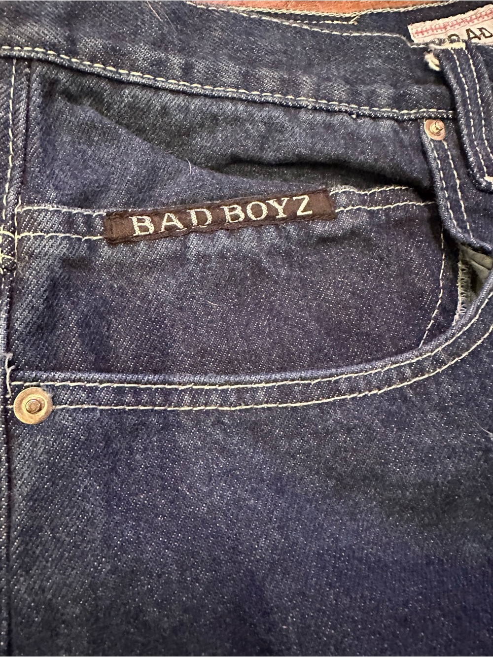 Rare Vintage Bad Boyz Sports Gear Baggy Jeans - Picture 6 of 9
